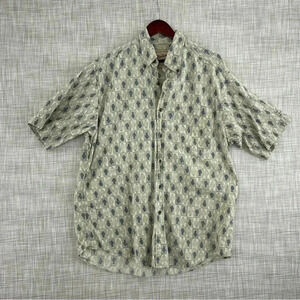 Woolrich Mens Size L short sleeve button down shirt 1119